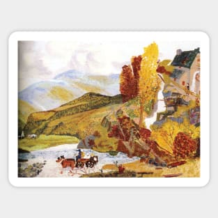 grandma moses Sticker